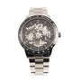 Mooi zelf-opwindend horloge met zichtbaar mechanis